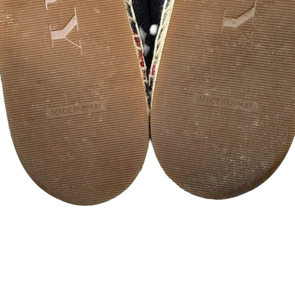 Burberry Hodgeson Check Canvas Flat Espadrille, Navy Check. Sz: EU 40 /US 9 - Picture 9 of 10